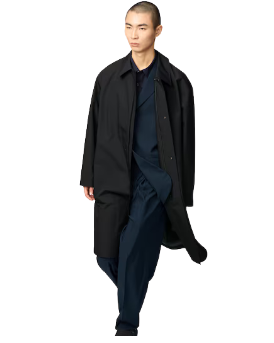 Piloto Sobretodo Uniqlo Blocktech | Negro | Importadosweb
