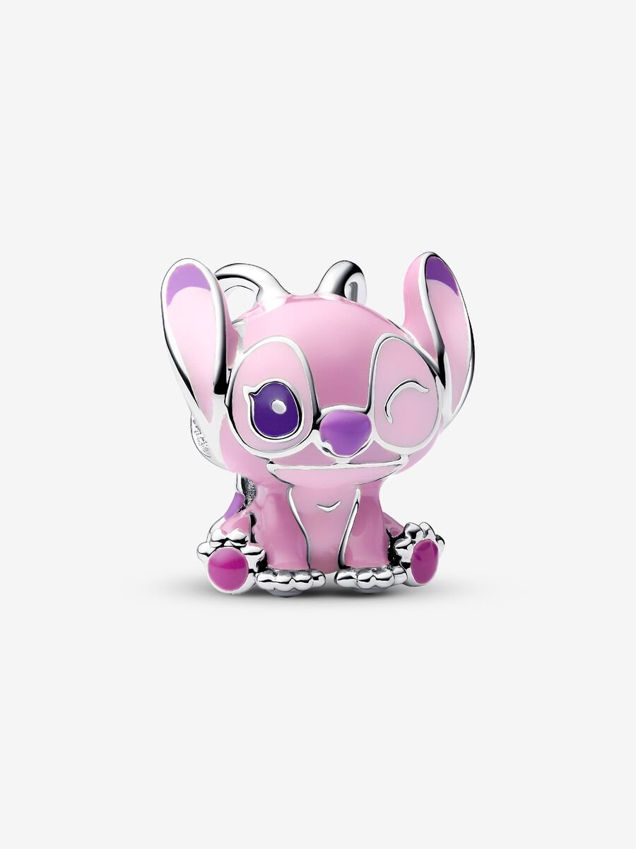 Charm ANGEL de LILO Y STITCH PANDORA original rosa