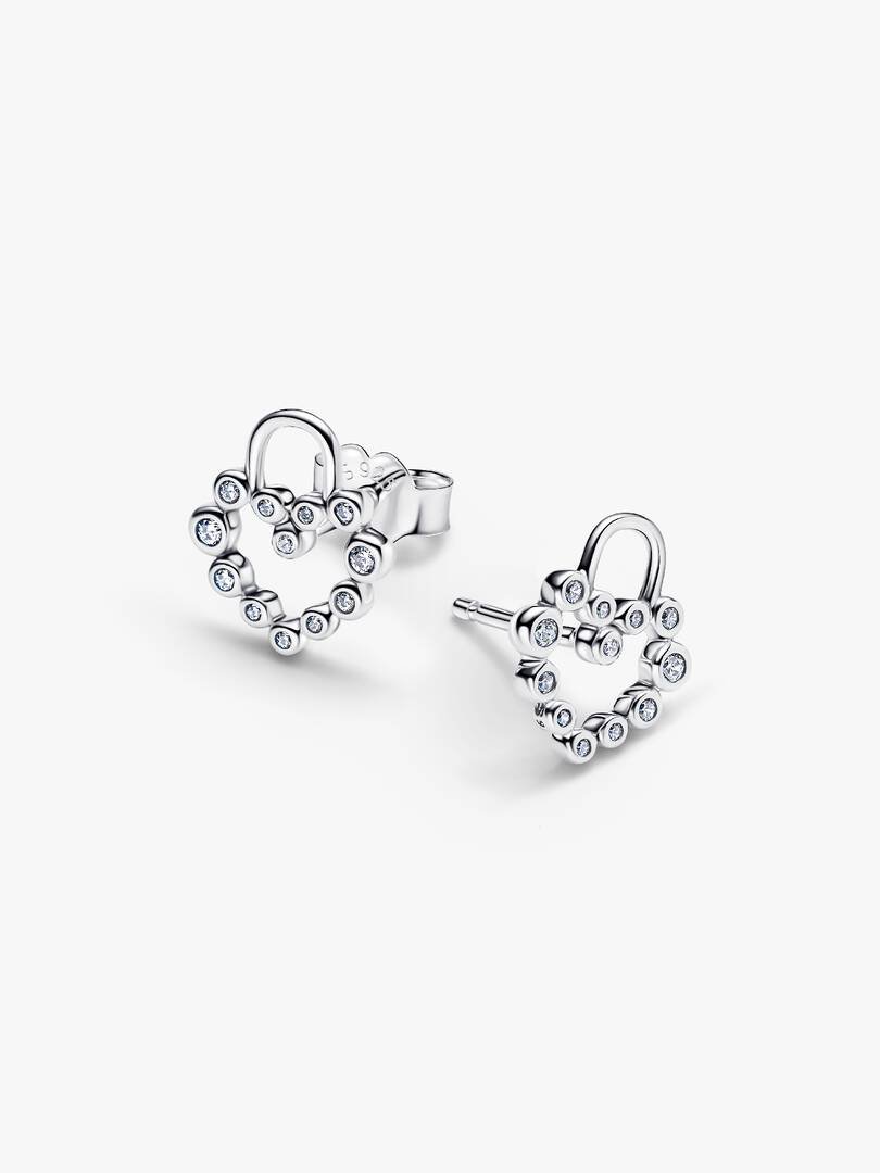 Aros Pandora Corazon Candado Originales 294419c01