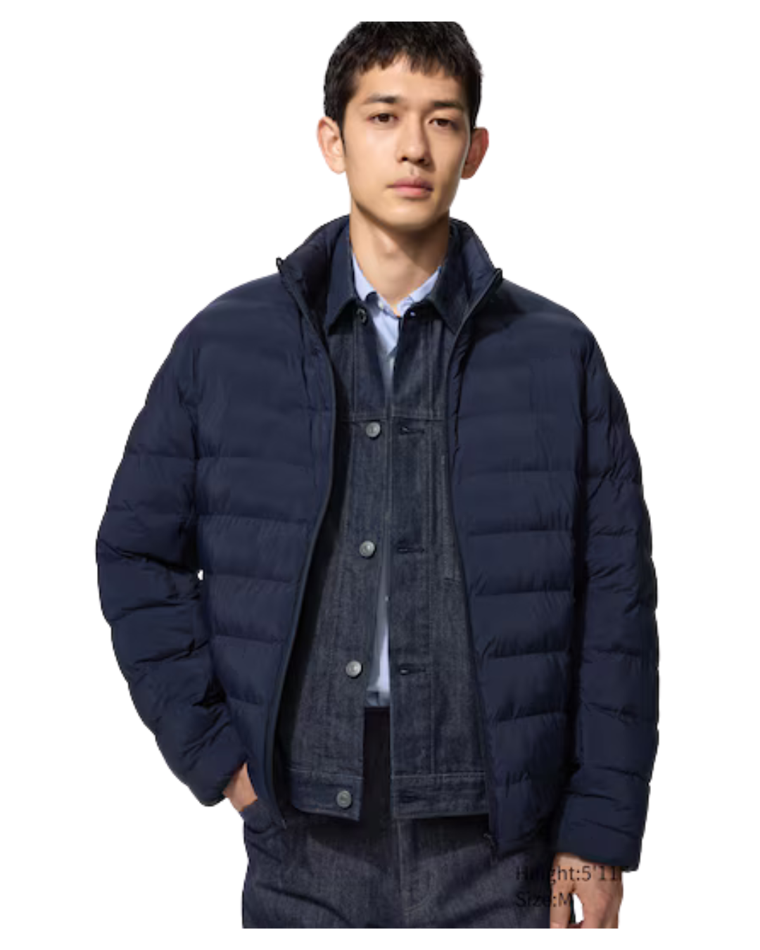 Campera Uniqlo Pufftech Puffertech Jacket Hombre – JPH71 – Azul Marino – Navy